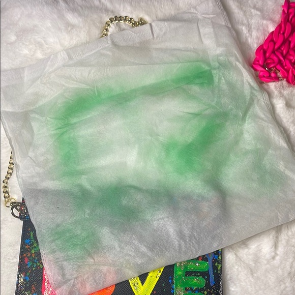 Anca Barbu- Clutch bag- LOVE- multi neon color - Picture 7 of 7